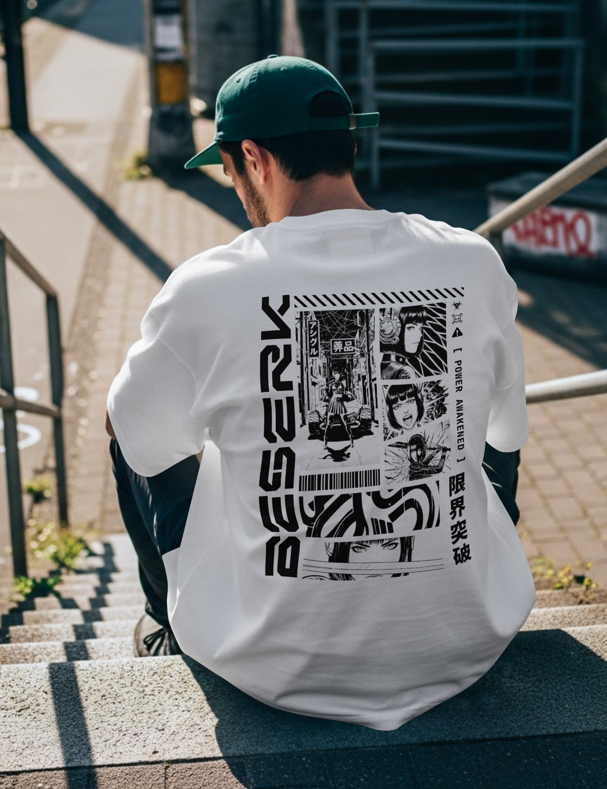 Cyberpunk Street Queen Tee – Bold Manga Streetwear Vibes