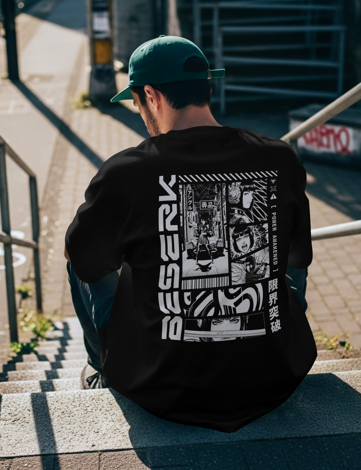 Cyberpunk Street Queen Tee – Bold Manga Streetwear Vibes