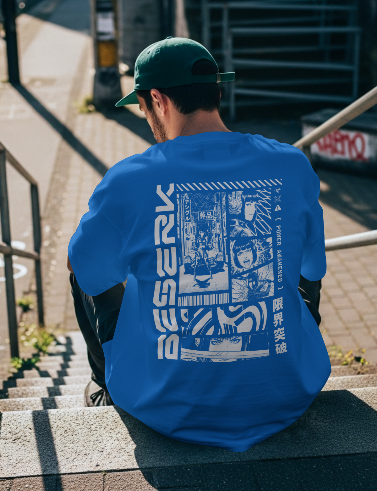 Cyberpunk Street Queen Tee – Bold Manga Streetwear Vibes