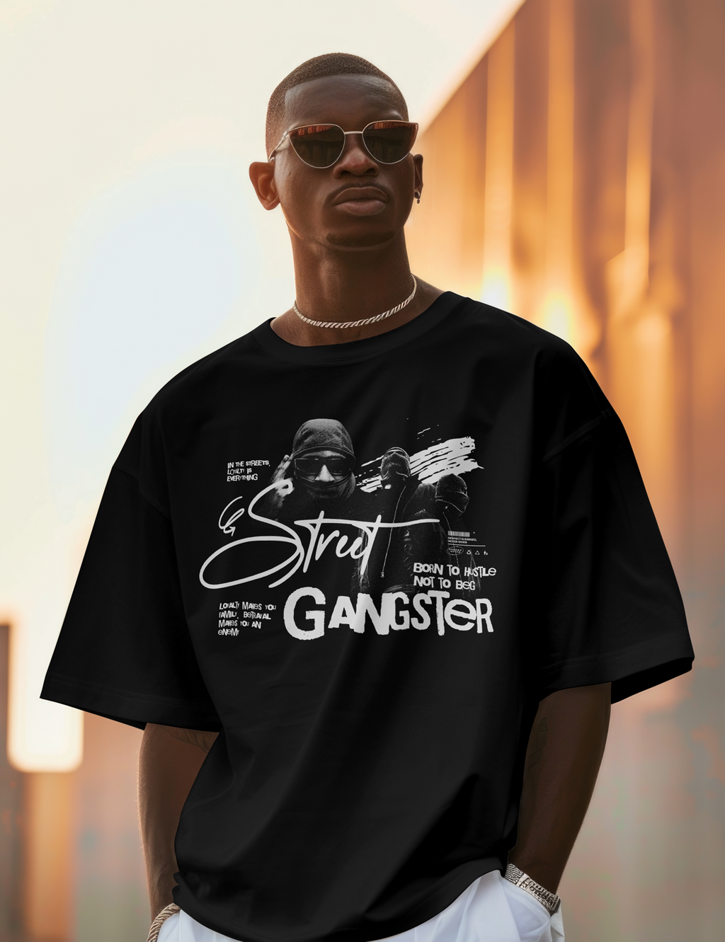 Street Hustler - Premium Cotton Tee