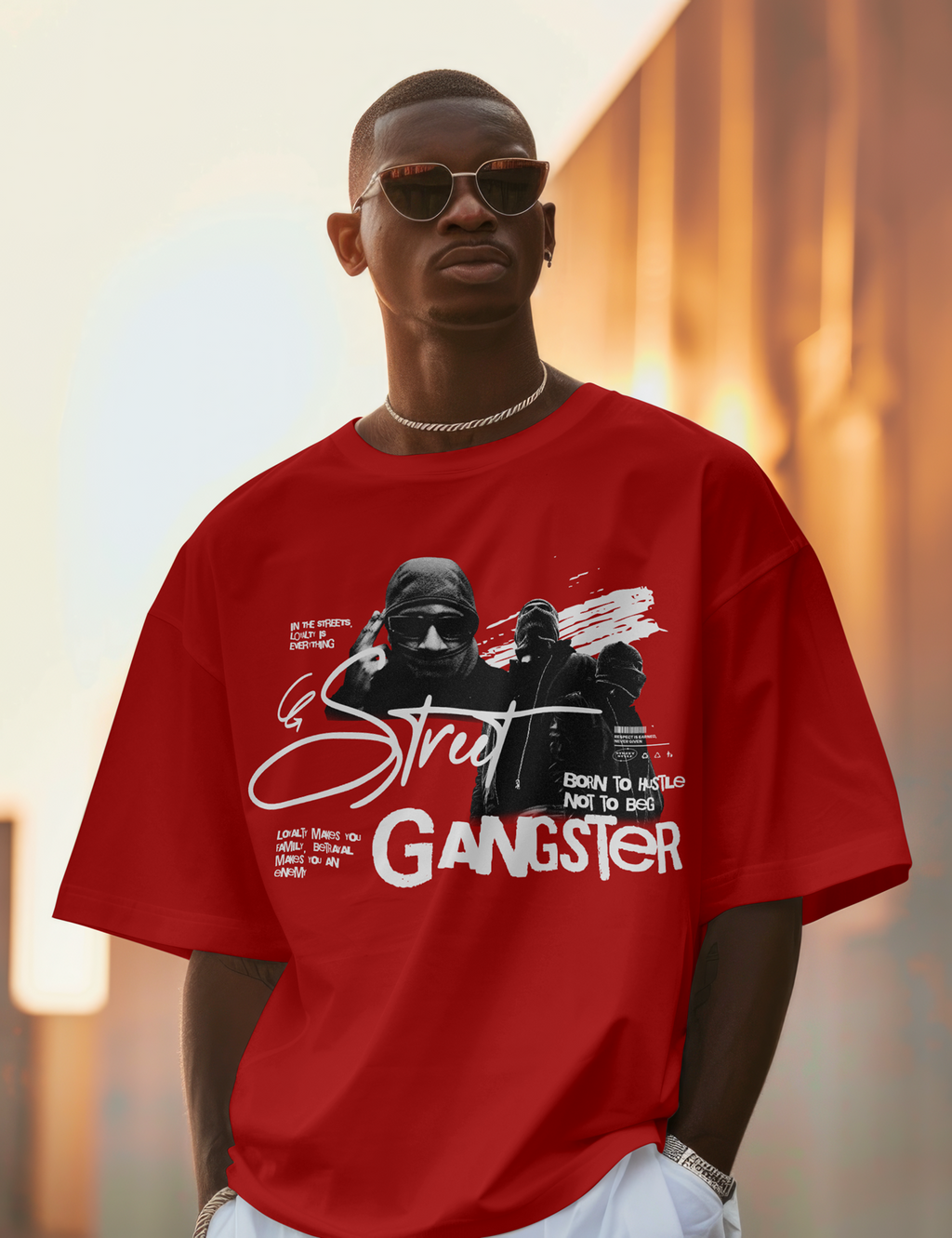 Street Hustler - Premium Cotton Tee