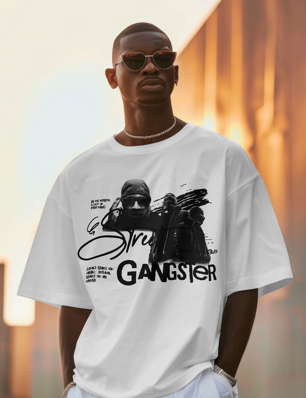 Street Hustler - Premium Cotton Tee